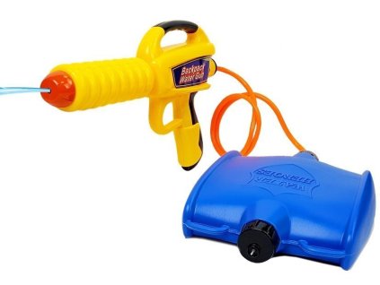 Vodní pistole s 1080 ml nádržkou žluto-modrá