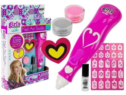 Sada na lakování nehtů Dávkovač Glitter Lak na nehty