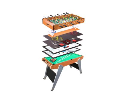 Mobilní hrací stůl 8v1 Ping Pong Kulečník Bowling Hokej
