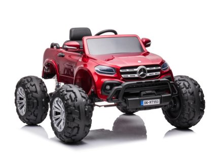 Bateriový vůz Mercedes DK-MT950 4x4 Červený lakovaný