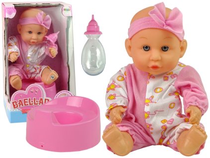 Pink Baby Doll nočník čůrání 24 cm