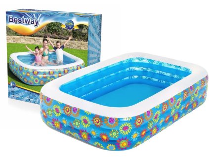 Nafukovací bazén Květiny 229 x 152 x 56 cm Bestway 54120