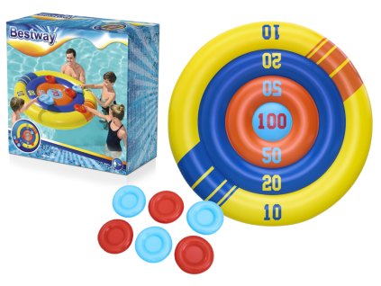 Nafukovací bazénová hra Arcade Shield, Frisbee 140 cm Bestway 52566