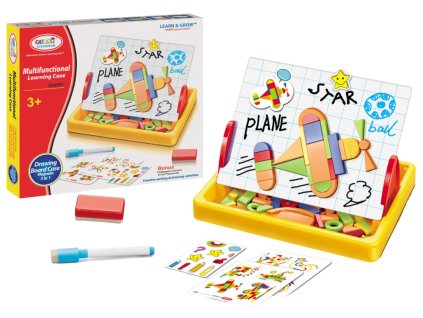 Magnetická tabule pro kreslení geometrických obrazců magnety