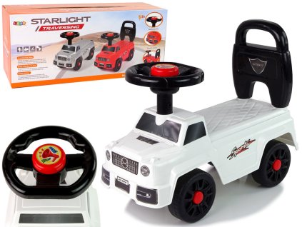 Auto Rider QX-5500- 2 klakson Opěradlo bílé