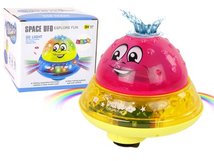 Vodní koule UFO diody Happy Music Pink