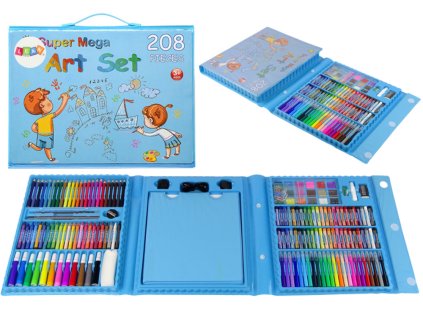 MALÍŘSKÁ SADA XXL V KUFRU 208 PRVKŮ