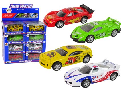 Sportovní vůz Resorak Racing 4 barvy 1:43