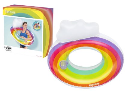 Nafukovací plavecký kruh 107 cm Rainbow Bestway 43647