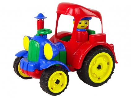 Gumová kola velký traktor Zemědělské vozidlo postava
