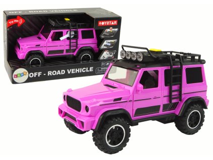 Off-Road Car 1:14 Friction Drive Pink