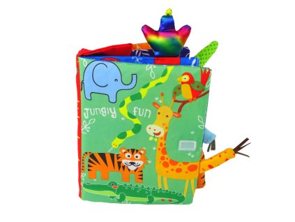 Barevná kniha o zvířatech v džungli