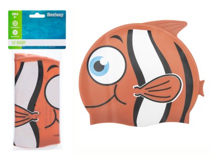 Koupací čepice Orange Fish Bestway 26025