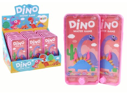 Vodní arkádová herní konzole Telefon Dinosaur Pink