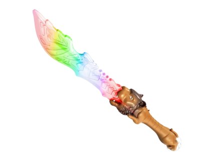 Světelný meč, rukojeť ve tvaru lva, šedá