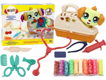 Creative Play-Doh Set: Pes ve veterinárním transportéru