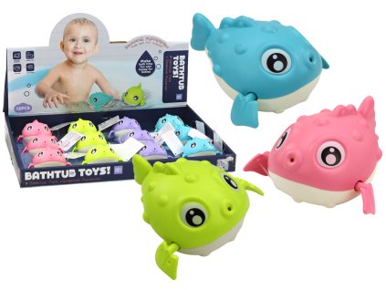 Natahovací plovoucí hračka do koupele s rybami