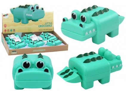 Natahovací hračka krokodýl do vany, zelená