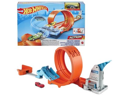 Hot Wheels Šampionát dráha - kaskadérská smyčka GTV13