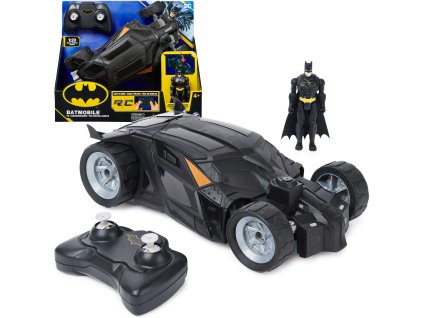 Batman Batmobile RC auto na dálkové ovládání a figurka DC Comics