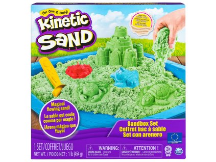 Kinetic Sand kinetická stavebnice hradu z písku zelená 454 g