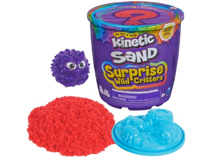 Kinetic Sand Surprise Wild Critters - sada překvapení - písek, plíseň, figurka