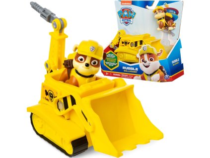 Vozidlo Paw Patrol 2v1 Buldozer Buldozer Rubble s ekologickou figurkou