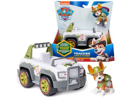 Vozidlo Paw Patrol 2v1 s eko figurkou Tracker