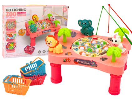 Rybářská arkádová hra Pink Table