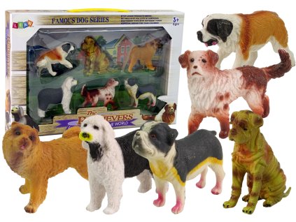 Sada figurín pro psy Dogs of Breeds 6 prvků