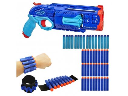 Nerf Elite 2.0 Trailblazer RD-8 Wild Edition F5030 + 30 šipek + páska na ruku