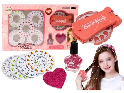 Diamond Glitter Hair Paste Machine Set