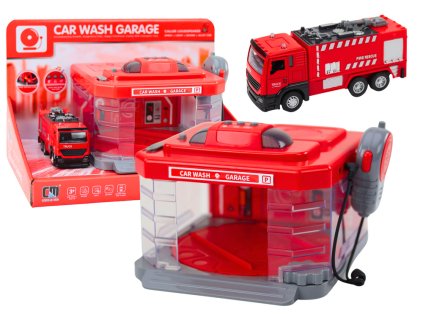 Hasičský sbor Wash Walkie Talkie Světla Zvuky Voda