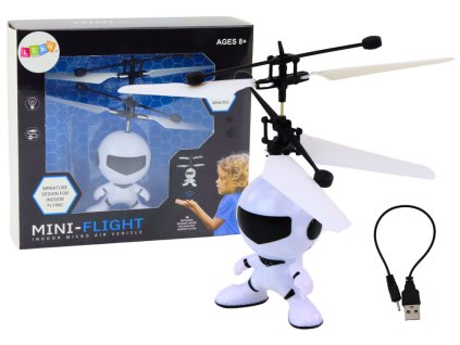 Létající astronaut Ručně řízený dron - vrtulník Bílý