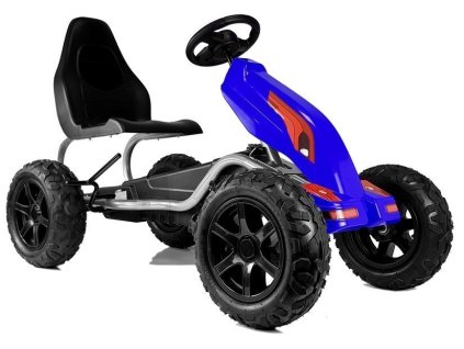 Pedal Gokart B012 Nafukovací kola modrá