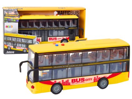 Patrový autobus 1:16 Světla Zvuky Jízda Žlutá