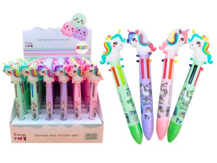 Vícebarevné automatické pero Unicorn Mix 3 barev