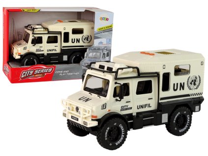 Off-Road Vehicle City Service Béžová zvuková kontrolka otevíracích dveří