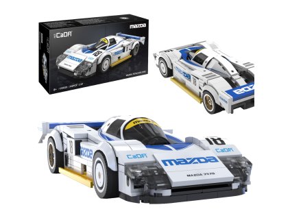 CaDA stavební cihly bílé Mazda 787B sportovní auto 242 kusů
