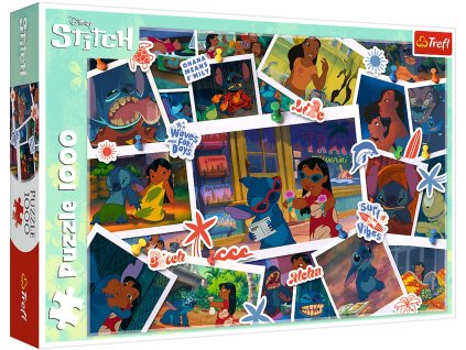 Puzzle 1000 Lilo&Stitch sladké vzpomínky Trefl