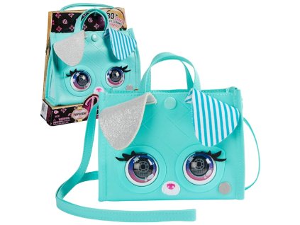 Spin Master Purse Pets Interaktivní Kabelka se zvukem a pohybujícíma se očima Vipooch Pejsek modrý 20141597