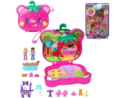 Mattel Polly Pocket Sada Jahodový medvídek HRD35