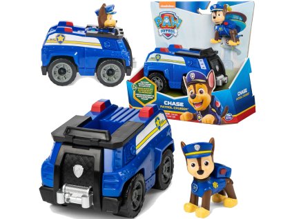 Tlapková patrola 2v1 figurka pes Chase + policejní auto ECO