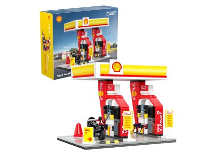 Stavebnice Cada Shell Tankovací stanice 305 dílků