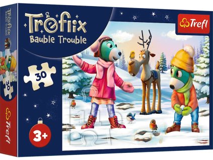 Trefl Puzzle 30 dílků Vánoční čas Trefl skládačka pro nejmenší