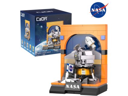 Stavebnice Cada NASA výstava Apollo 11 lunární modul kosmická loď 206 dílků