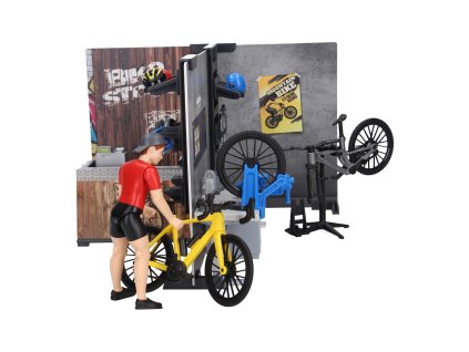 Bruder Obchod s koly + figurka 63120