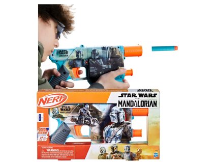 Nerf Star Wars The Mandalorian pistole + 12 šípů F9834