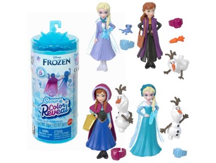 Ledové království Frozen Snow Color Reveal Panenka Sada překvapení HMB83