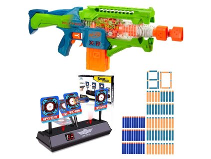 Nerf Elite 2.0 Double Punch F6363 + 30 šípů  + Elektronický terč